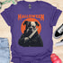 Halloween - V2 - Black and White Bulldog Face T-Shirt